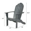 Chaise Adirondack en bois massif Aldershot-1780147863