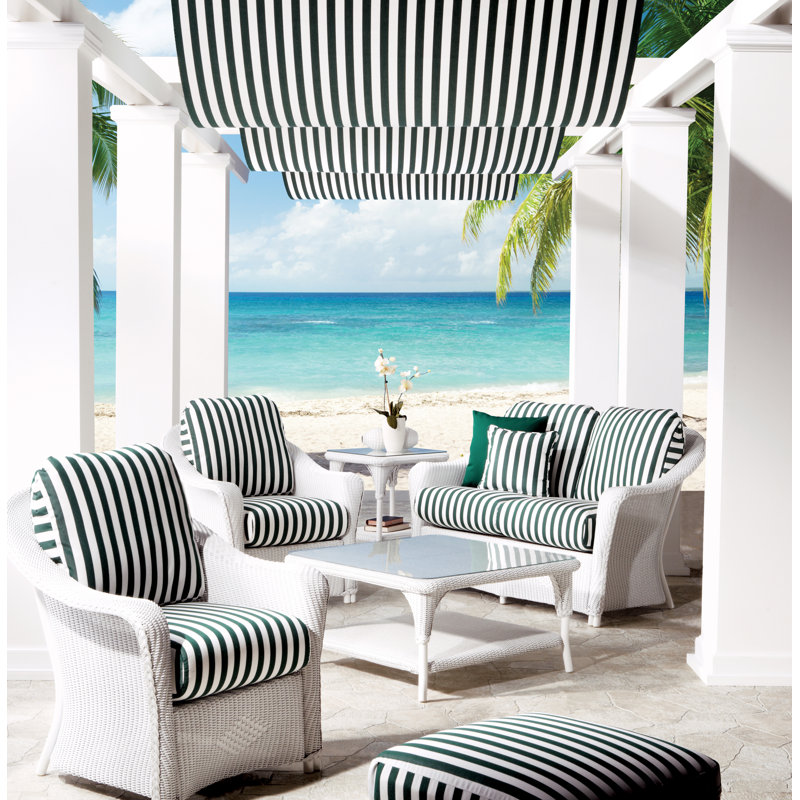 Reflections Outdoor 2 - Seat Loveseat, Demo Oatmeal, Ebony
