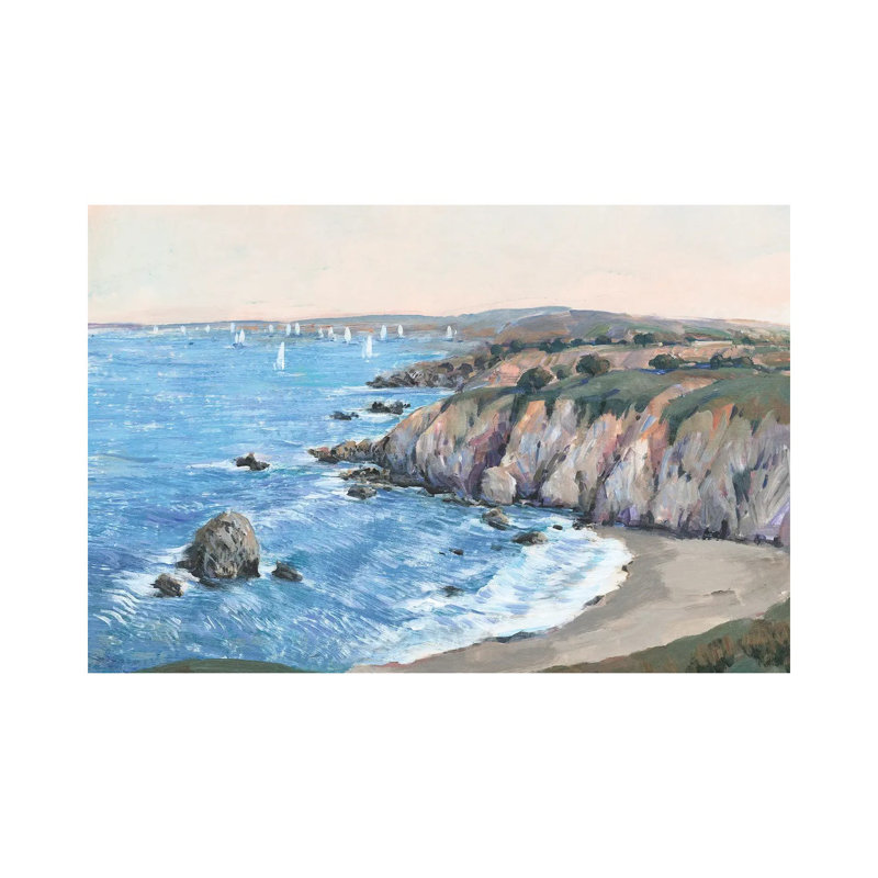 Ocean Bay II by Tim O'Toole - Wrapped Canvas Gallery-Wrapped Canvas Giclée, 30.48 cm H x 45.72 cm W