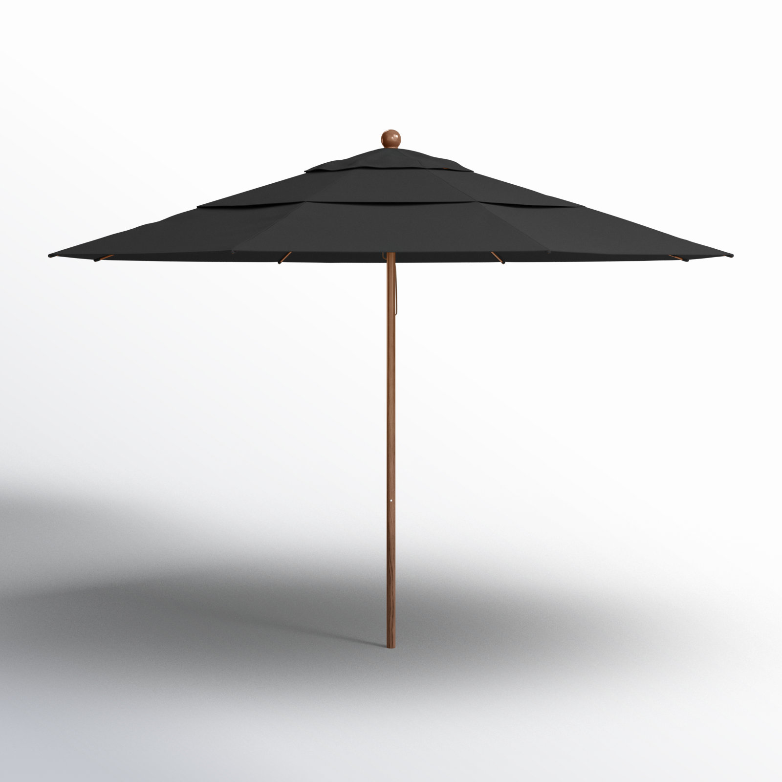 Ambroise 11' Umbrella, Black Performance