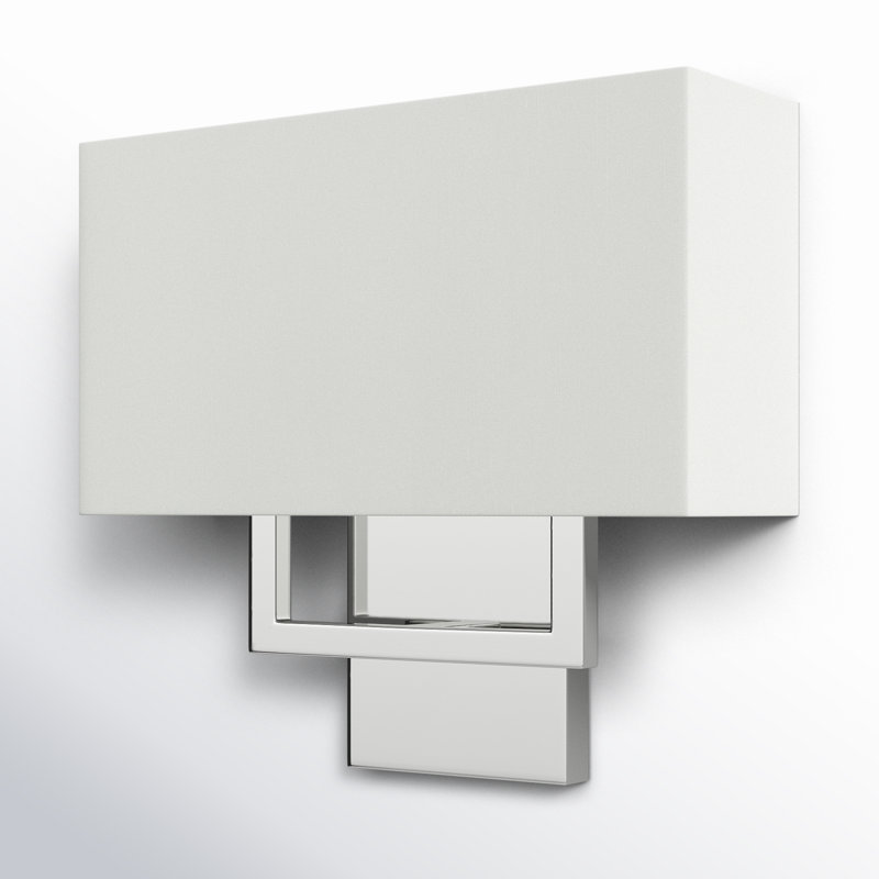 Willow 2 - Light Dimmable Flush Mount, 11.75" H x 13" W x 3.88" D, Polished Chrome