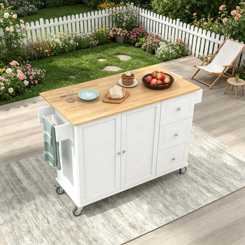 Îlot de cuisine, Blanc