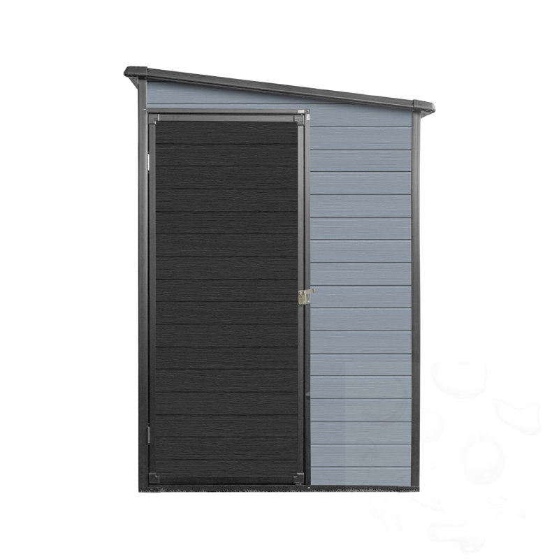 2 Windows Outdoor Shed With Floor And Lockable Door