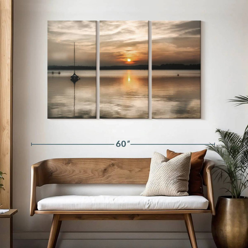 Coucher de soleil doux Alvord, H 32 po x l 50 po