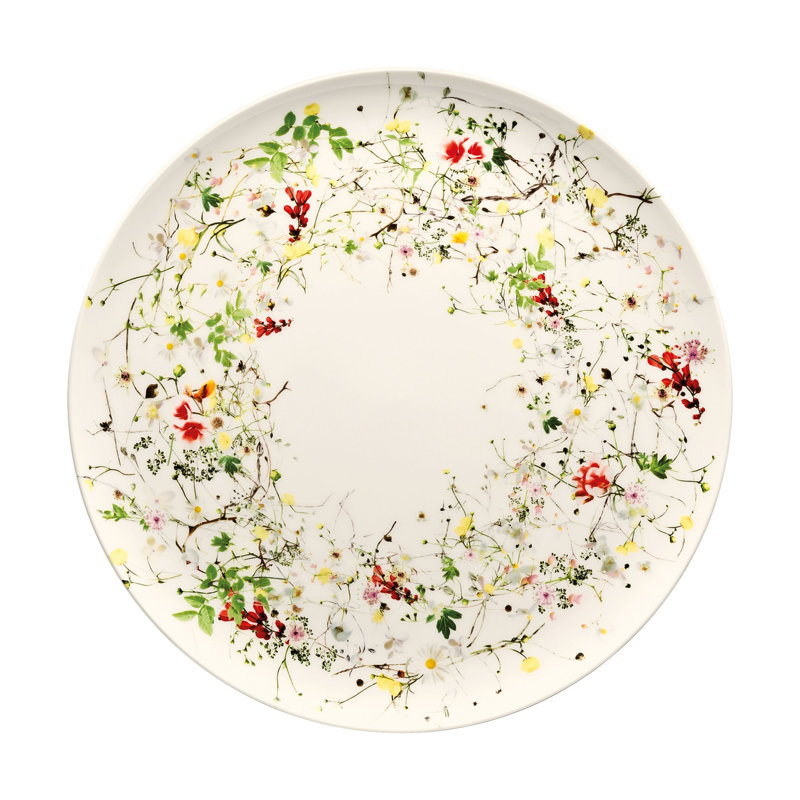 Brillance Fleurs Sauvages Bone China Platter