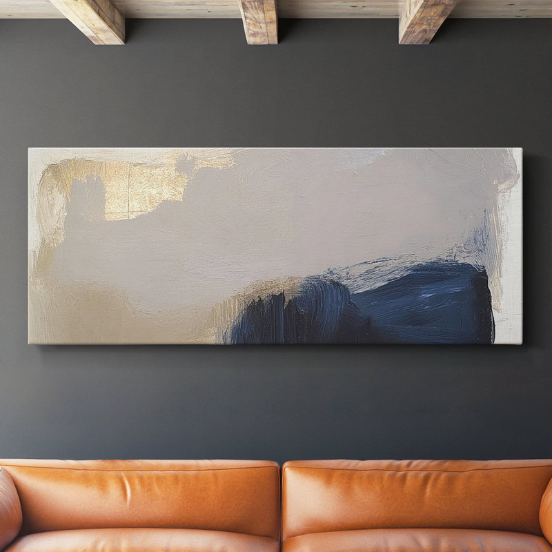 Toile tendue avec châssis abstrait # 9 XL Series