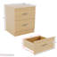 Maybery 2 Drawer Bedside Table-1008690446
