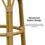 Ensemble de 2 tabourets de bar et de tabourets de bar ronds en rotin tissé pour la cuisine intérieure-1128047659-1128047660