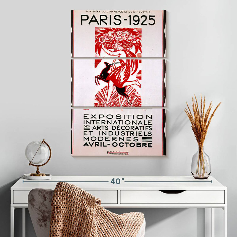 Exposition internationale Masam, Paris, 1925, H 32 po x l 20 po