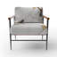 Cress - Fauteuil d'appoint rembourré en marbre-517239342
