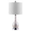Lampe standard argentée 21,5 po Navilas