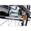 Remorque de cargaison de vélo pliable avec attelage de vélo universel, remorque de chariot de vélo avec roues et réflecteurs de 16 po, grand chariot de rangement de remorque de vélo à chargement