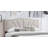 Queen Platform Bed, Burlap Upholstered-17654071