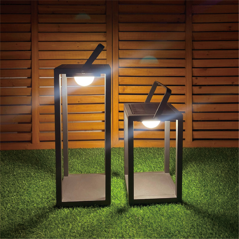 27-Bulb Solar Powered Outdoor Lantern, 50" H x 20" W x 20" D