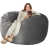 Silver Gray Microfiber