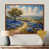 Brown Floater Framed Canvas