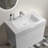 Corderall 29.9 " W Free Standing Wall Mounted Single Double Single Vanity Bathroom Vanity With MDF Top