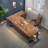 Industrial style solid wood computer desk-1419270107