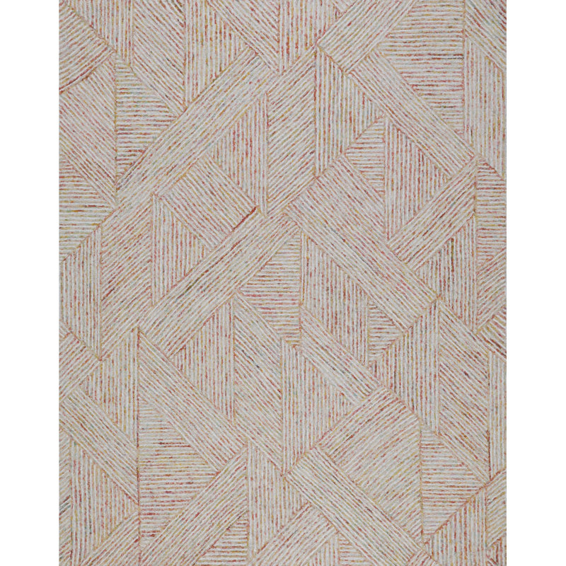 Bramble Hand-Tufted Geometric Multicolor Wool Rug, 7'6" x 9'6"