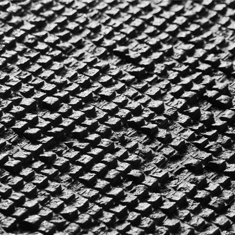 Rakestone 12x24 3D Honed Limestone Stone Tile, Noir Black, Natural Stone, Cube 3D