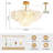Aristarchus 9 - Light Dimmable Round Chandelier