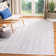 Hammd Chevron Flatweave Performance Chevron Rug