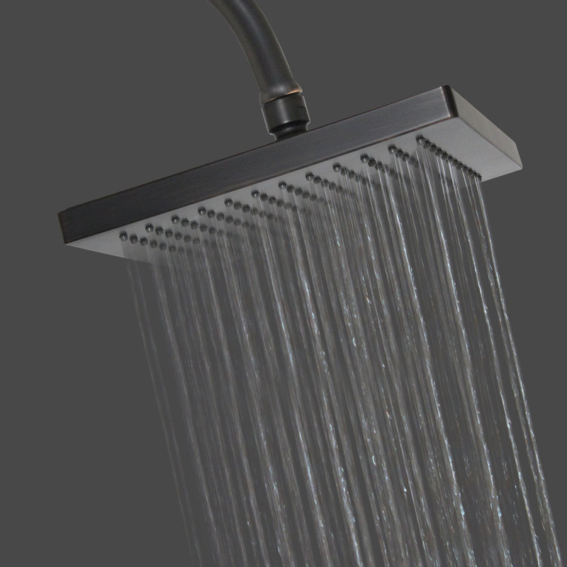 Rain Rain Shower Head 1.75 GPM GPM, Rubbed Bronze
