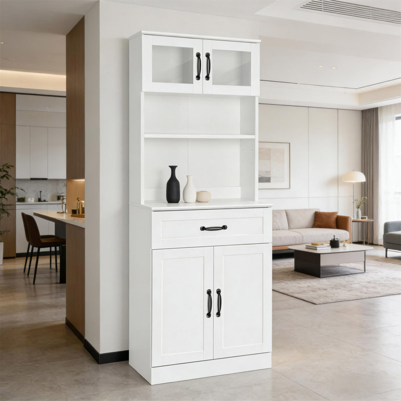 Coffee Cabinet,Tall Storage Pantry,Buffet Cabinet