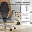Fauteuil de direction haut de gamme en cuir véritable à dossier haut, revêtement en relief, fauteuil de bureau à domicile inclinable, hauteur et profondeur de siège réglables -1238640484