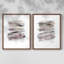 Impression encadrée Layers on Layers I-Premium - prêt à être accroché - aucun clou requis - aucun clou requis-54098104-54098106
