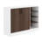 Hokku Designs Shoe Cabinet, 4-Tier Shoe Rack With Doors And Open Storage Shelf-441312815