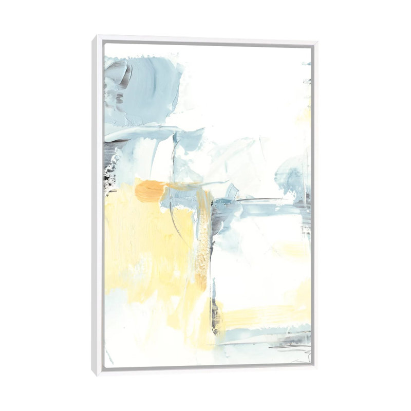" Subtlety II " by Ethan Harper, 40" H x 26" W x 1.5" D, White Framed, No Mat
