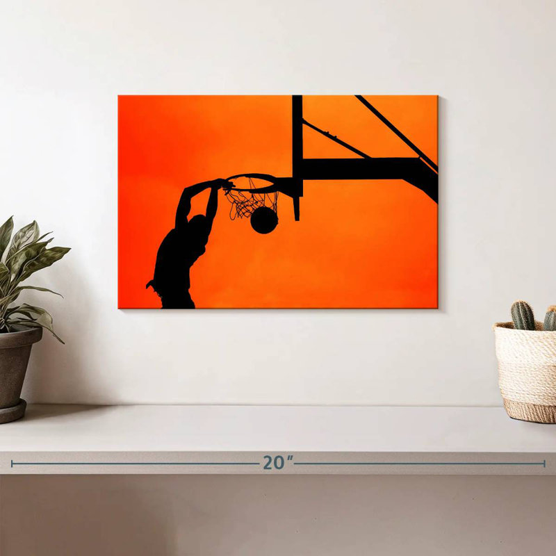 Sireci Basketball Dunk Shadow, 8" H x 12" W