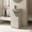 15.9'' Freestanding Textured Solid Surface Pedestal Bathroom Sink-114766006