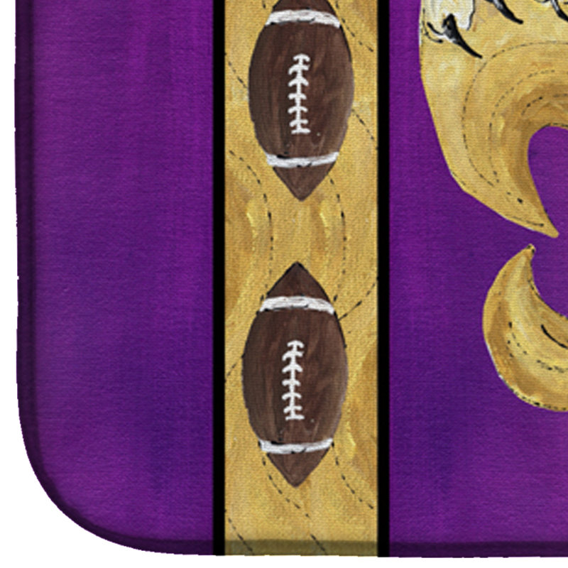Tapis de séchage fleur de lis tiger