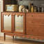 Buffet en bois de noyer massif-1290567000