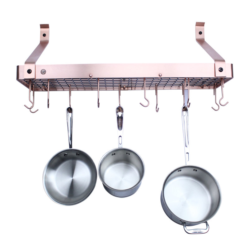 Handcrafted Gourmet Wall Mounted Pot Rack