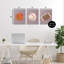 Ensemble de 3 toiles à rayures et balles de sport, design par Marcus Prime-103245474