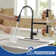 Pull Down Single Handle Kitchen Faucet with Accessories