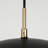 Herdon 1 - Light Matte Black/Gold Pendant