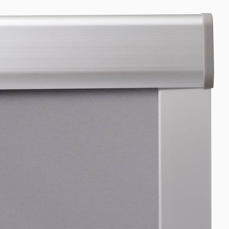 Blackout Roller Blind, Grey, 37.3cm W x 78.2cm L