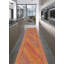 Tapis unique brûlé orange brûlé noué à la main 2 pi 6 po x 11 pi 10 po Jessica-Mai