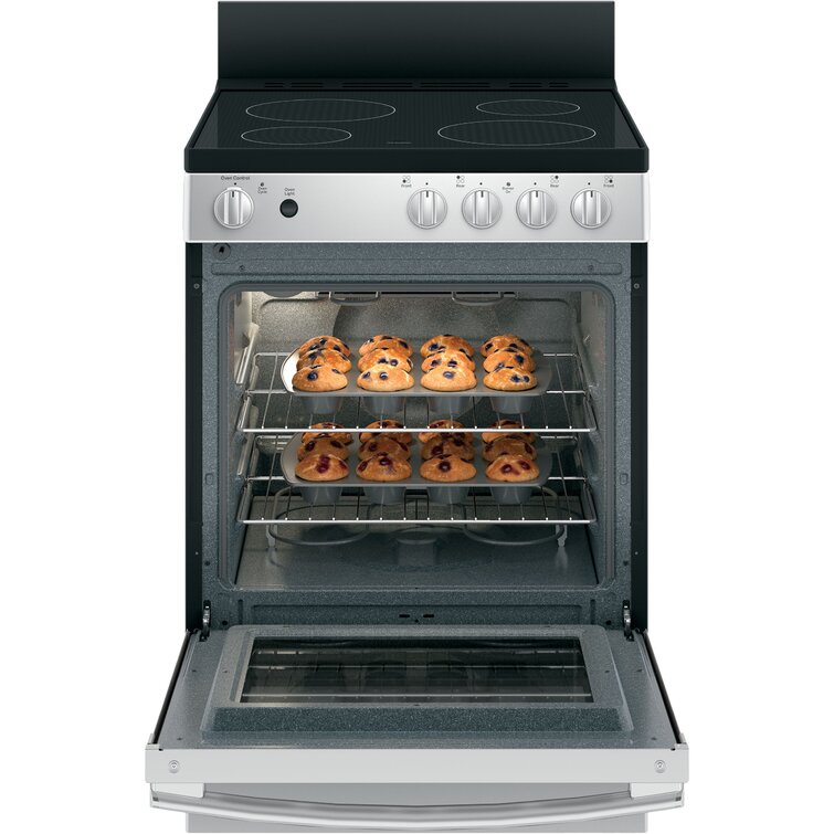 Bravo KITCHEN 24 in. 4-Element Electric Range with Broil, Pizza