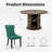 5 Pieces Round Dining Table Sets For 4-6 People-1398261300