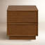 Table de chevet 21 "en noyer naturel Collins