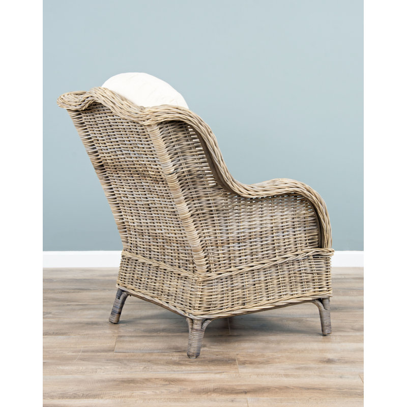 Keyes Patio Dining Armchair with Cushion