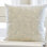 Zinnia Aqua Throw Pillow Cover