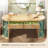55.1" Computer Desk With Drawer, Rattan Home Office Desks With Storage Cabinet, Farmhouse Office Desk-442019483