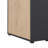  Embrie 31.34"W x 80.59" W 6 Shelf Bookcase With 2 Doors, Home Office Storage-102051182
