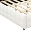 Lit plateforme tapissier avec tête et pied de lit épais, structure de lit tapissier avec motif-53606650-53606653